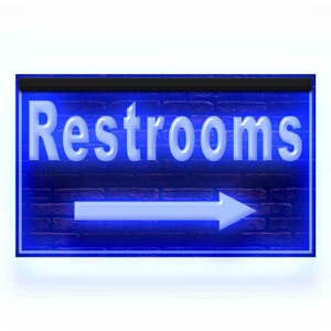 120169 Toilette Toilette Toilette Per Ristorante Caffetteria Negozio Bar Pub Decor Display LED Light Neon Sign