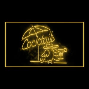 170022 カクテル パロット バー パブ クラブ ビール 男の隠れ家 オープン ホーム デコレーション ディスプレイ LED ナイトライト ネオンサイン