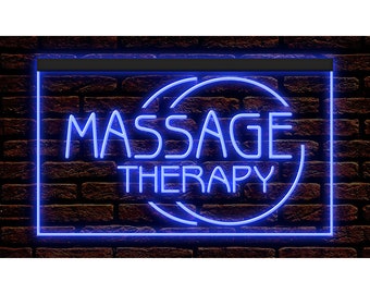 160035 Massage Therapy Beauty Salon Shop Open Home Decor Display LED Night Light Neon Sign