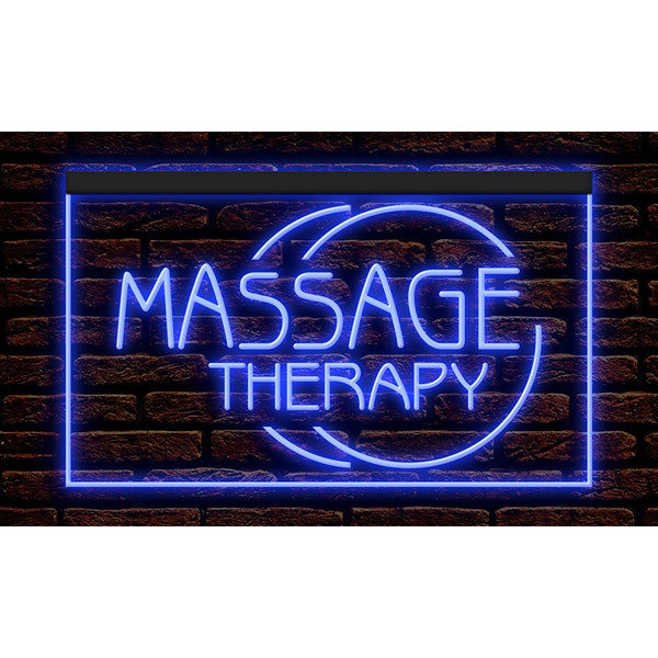 160035 Massage Therapy Beauty Salon Shop Open Home Decor Display LED Night Light Neon Sign