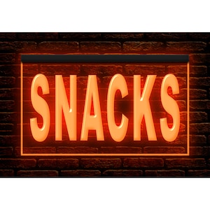 110075 Sklep z przekąskami Bar Restauracja Kawiarnia Otwarty Wyświetlacz Dekoracji Światła LED Neon Znak