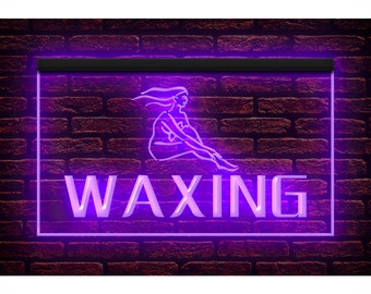 160011 WAXING Salon Beauty Shop Spa Center Open Home Decor Display LED Nachtlicht Neon Schild