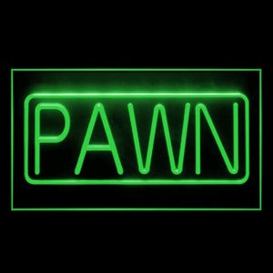 190038 PAWN Shop Store Center Decor Display LED Light Neon Sign image 3