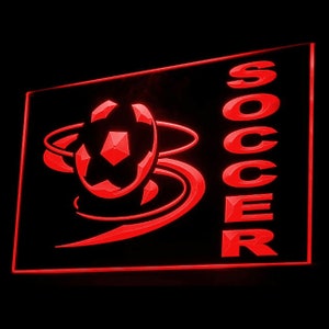 230017 Football Soccer Sports Shop Center Store Decor Display LED Light Neon Sign