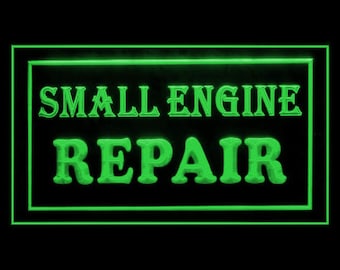 190012 OPEN Small Engine Repair Shop Store Decor Display LED Light Neon Sign