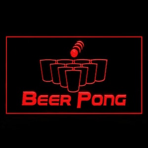170157 ビール ポン ゲット ユア ボールズ ウェット マン ケイブ ゲーム バー ディスプレイ LED ライト ネオン サイン