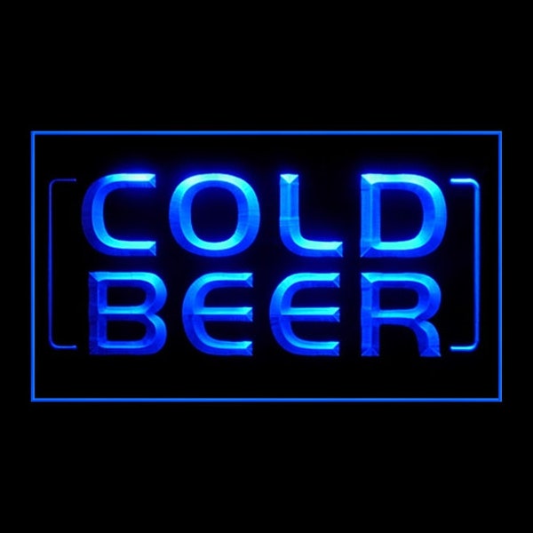 170023 Cold Beer Bar Pub Club Shop Store OPEN Home Decor Display LED Night Light Neon Sign