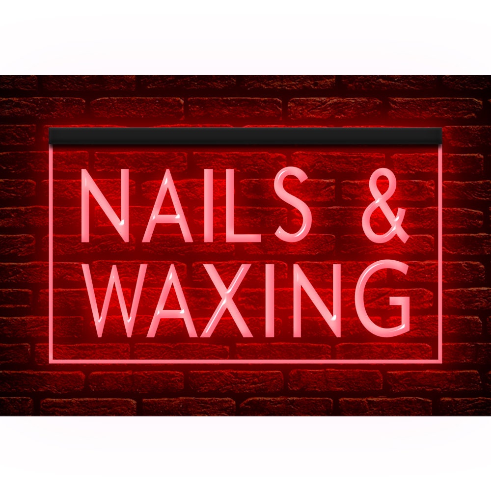 Waxing Sign Etsy