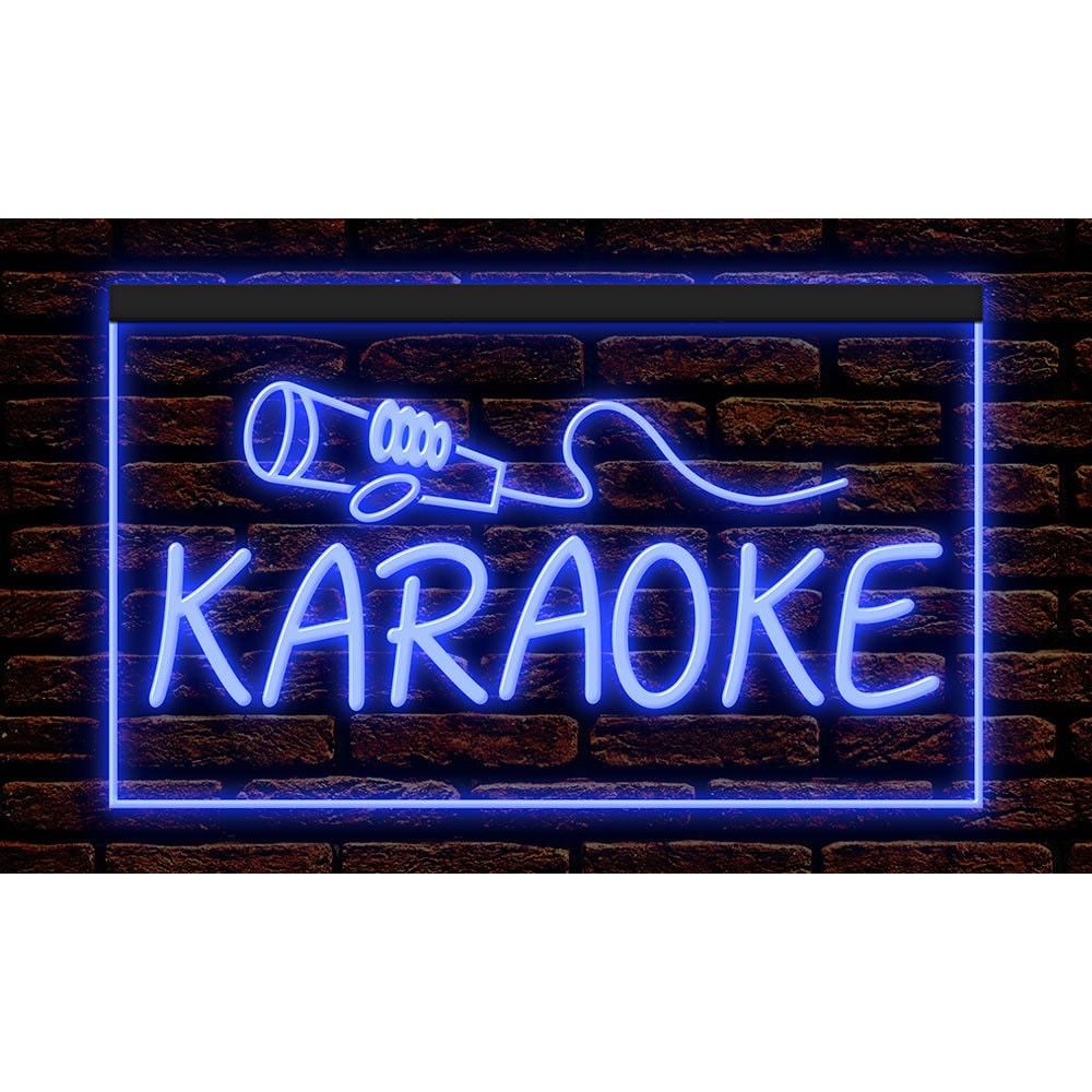 140015 Karaoke Lounge Song Bar Pub Club Decor Display LED