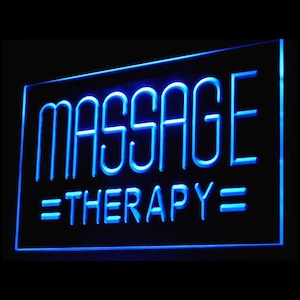 160043 Terapia di massaggio Salone di bellezza Spa Negozio Decorazioni per la casa Display LED Luce notturna Insegna al neon