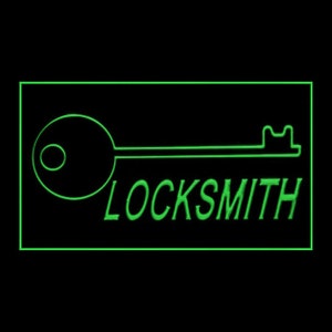 190046 Locksmith Keys Car Open Shop Store Center Decor Display LED Light Neon Sign