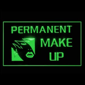 160014 Permanent Make Up Beauty Salon Shop Open Decor Display LED Night Light Neon Sign