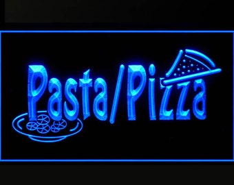110054 Pizza Pasta Shop Cafe Restaurant Shop Lieferung Take Away Display LED-Licht Neon Schild