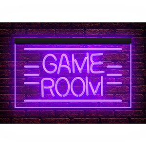 130011 Game Room Man Cave Home Decor Display LED Light Neon Sign