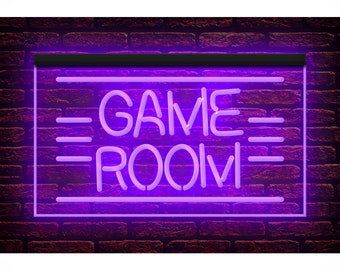 130011 Game Room Man Cave Home Decor Display LED Light Neon Sign