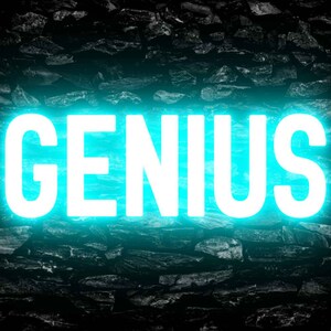 8X0028 Genius Man Cave Home Decor Display Flexible Flex Custom Neon Sign