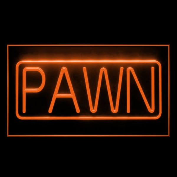 190038 PAWN Shop Store Center Decor Display LED Light Neon Sign