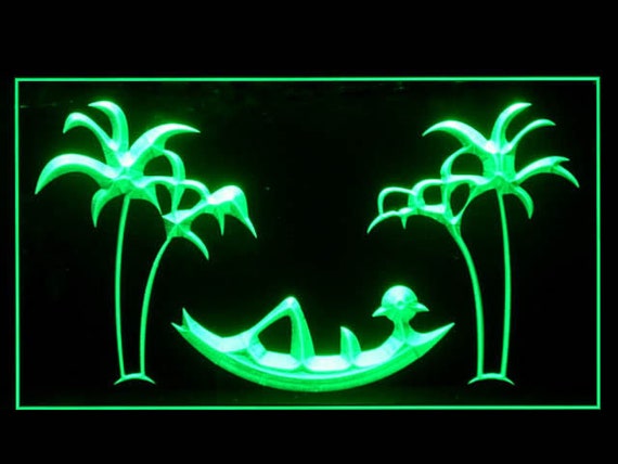170042 Aloha Hello Palm Tree Pub Affection Peace Display LED Light Sign