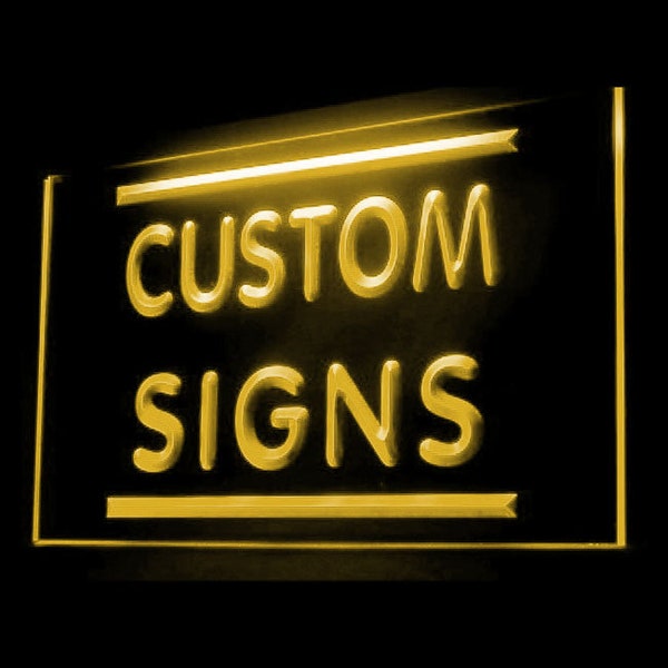 Bar / Beer / Pub / Wine / Cocktail Custom Made Personalized Customize Display LED Light Neon Sign