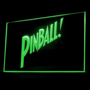 230044 Pinball Game Room Man Cave Home Decor Display LED Light Neon Sign