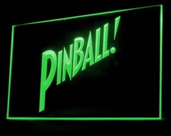 230044 Pinball Game Room Man Cave Home Decor Display LED Light Neon Sign