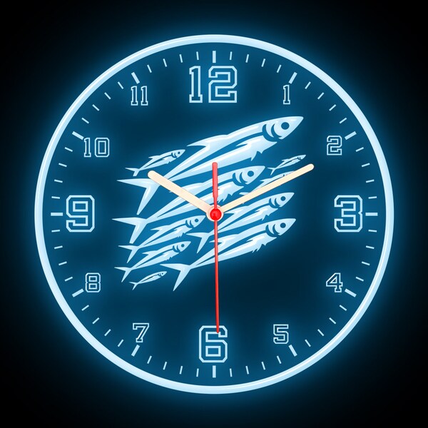 Fish Clock - Etsy