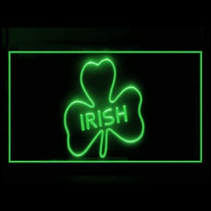 140018 Shamrock Irish Pub Bar Club Beer Decor Display LED Light Neon Sign