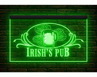 170069 Irish Pub Beer Traditional Bar Club Open Decor Display LED Light Neon Sign