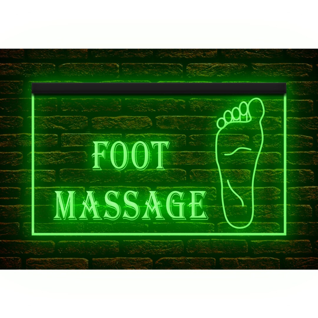 160026 Foot Massage Shop Center Beauty Salon OPEN Display LED Etsy