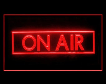 3D CURVED ON AIR RADIO \ BROADCASTING 12” curved LED LIGHTED SIGN wall sconce 3D CURVED ON AIR RADIO \ BROADCASTING 12” curved LED LIGHTED SIGN wall sconce
