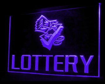 190007 Lottery Lucky Shop Store OPEN Decor Display LED Light Neon