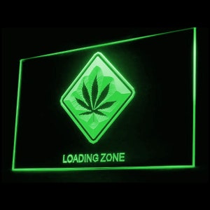 220012 Marihuana Ladezone Hanfblatt High Life fabelhafte Shop Store Open Display LED-Licht Neon Schild