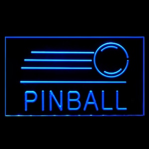 230045 Pinball Game Room Man Cave Home Decor Display LED Light Neon Sign