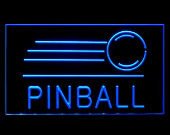 230045 Pinball Game Room Man Cave Home Decor Display LED Light Neon Sign