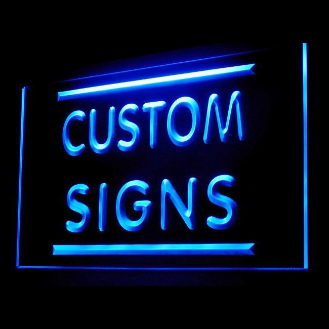 Your Text Name Personalized Custom Made Customize Display LED Light N…
