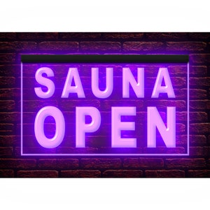 160029 SAUNA Massaggio aperto Corpo Salone di bellezza Relax Negozio Decorazioni per la casa Display LED Luce notturna Insegna al neon