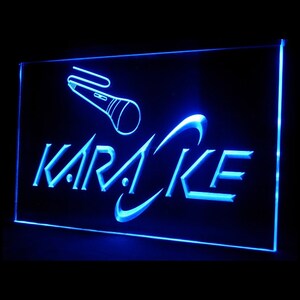 140003 Karaoke Lounge Bar Club Pub Decor Display LED Light Neon Sign