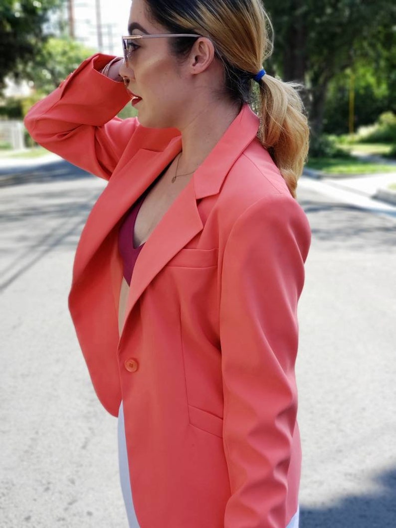 Harv\u00e9 Benard Pink suit jacket