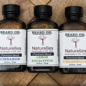 Handmade Beard Oil, Natural & Vegan beard oil, Paraben free, Gifts for Him, Gifts for Dad, Gifts for Husband, Free Shipping, Made in the USA