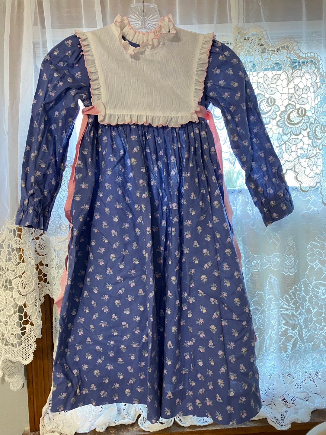 Funtasia Too Girls Sleeveless Tennis Dress - Blue Floral main image 1
