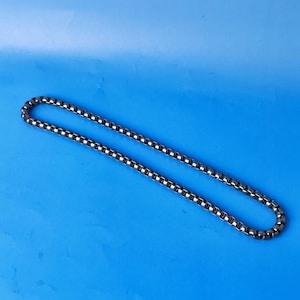 7 mm titan Rolo-kedjehalsband: Hypoallergeniskt, spännfritt, unisex