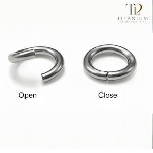 Titanium Jump Rings: Hypoallergenic Chainmail Jewelry Making, DIY Craft Supplies
