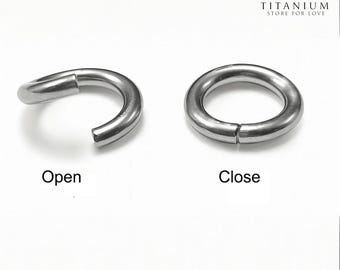 Titanium Jump Rings: Hypoallergenic Chainmail Jewelry Making, DIY Craft Supplies
