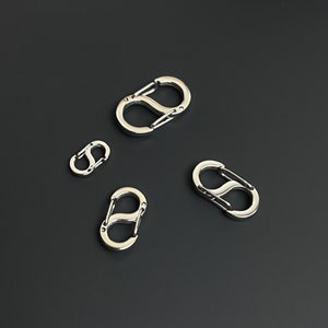 Titanium 8 Shaped Clasp for Necklace Bracelet DIY Jewelry Making and Repairing Accessories