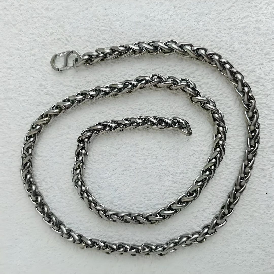 Lunara Atelier Titan Halskette 7mm - Panzerkette Für Empfindliche Haut