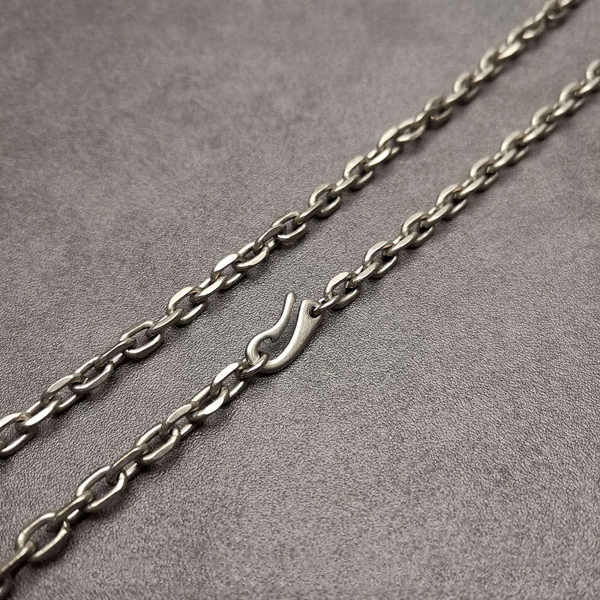 Tungsten Carbide Chain Necklace - Etsy