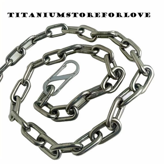 Pure Titanium Chain: Heavy Duty, Rustproof, Industrial Decor
