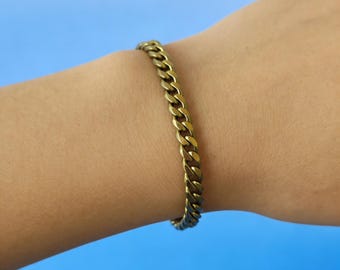 Custom order for anodized gold bracelet 5X18cm