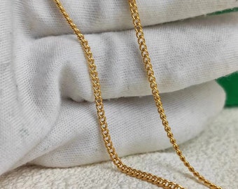 Crafted of grade 1 pure titanium  2.1mm Curb Chain Necklace