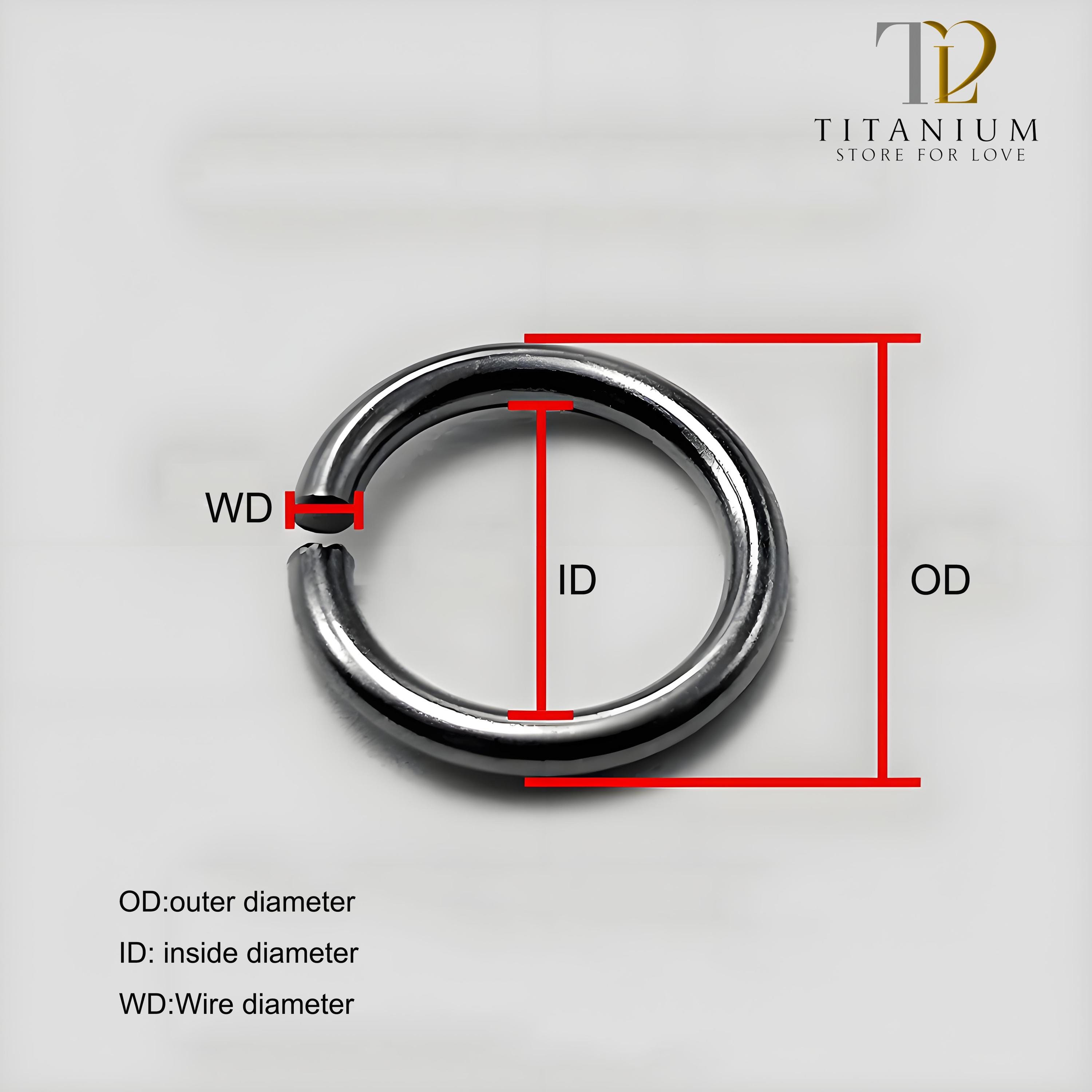 チタンジャンプリング：低アレルギー性チェーンメイルジュエリー作り、DIYクラフト用品 - Etsy 日本